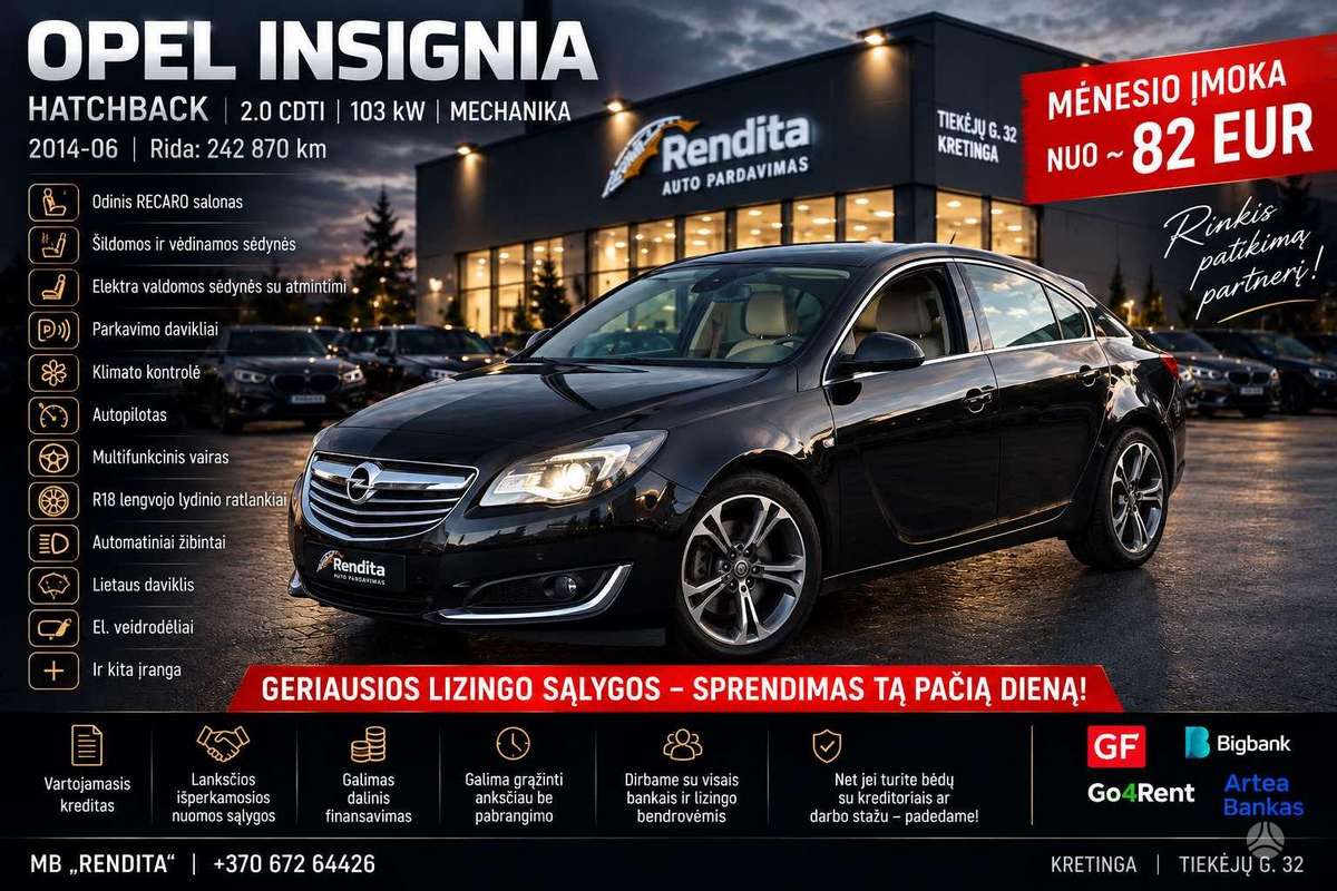 Opel Insignia, 2.0 l., Хэтчбек