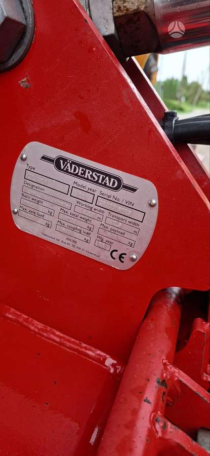 Vaderstad Carrier 820, žemės dirbimo / ruošimo technika