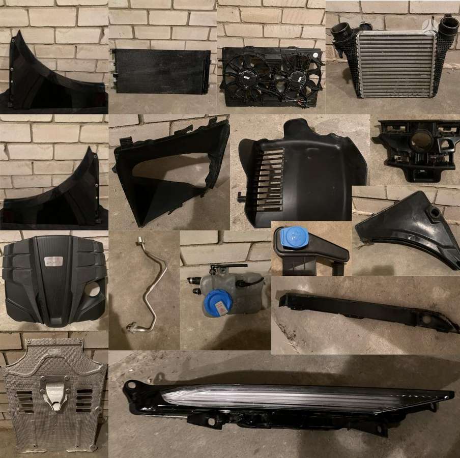 Porsche Macan engine cooling parts