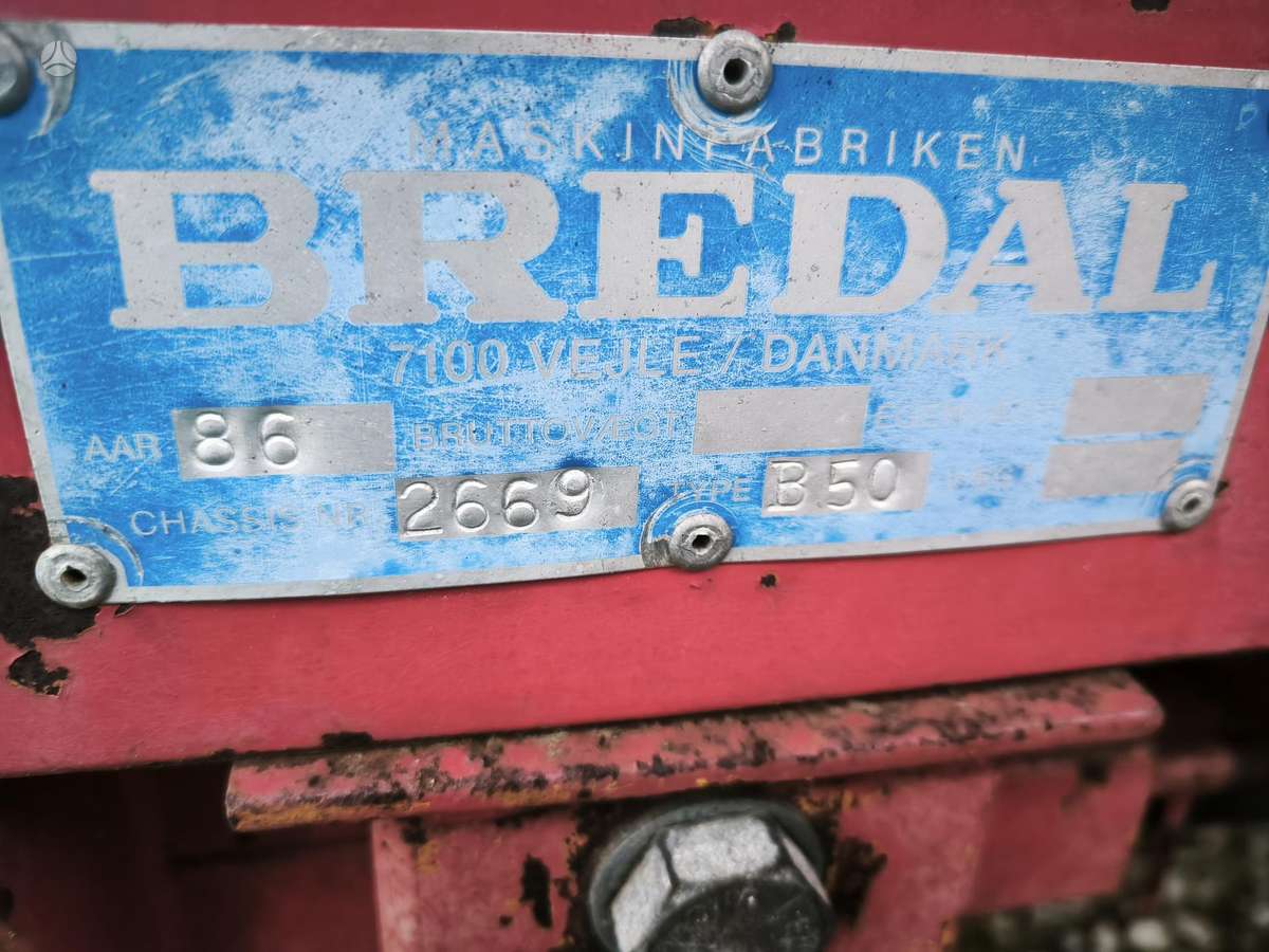Bredal B50, barstytuvai