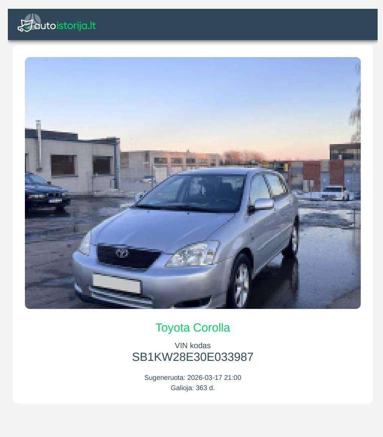 Toyota Corolla, 2.0 l., hatchback