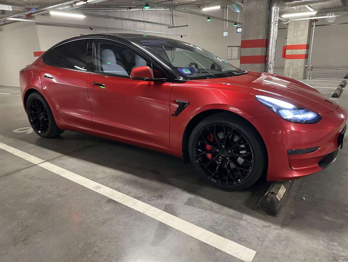 Tesla Model 3, 82 kWh, sedanas