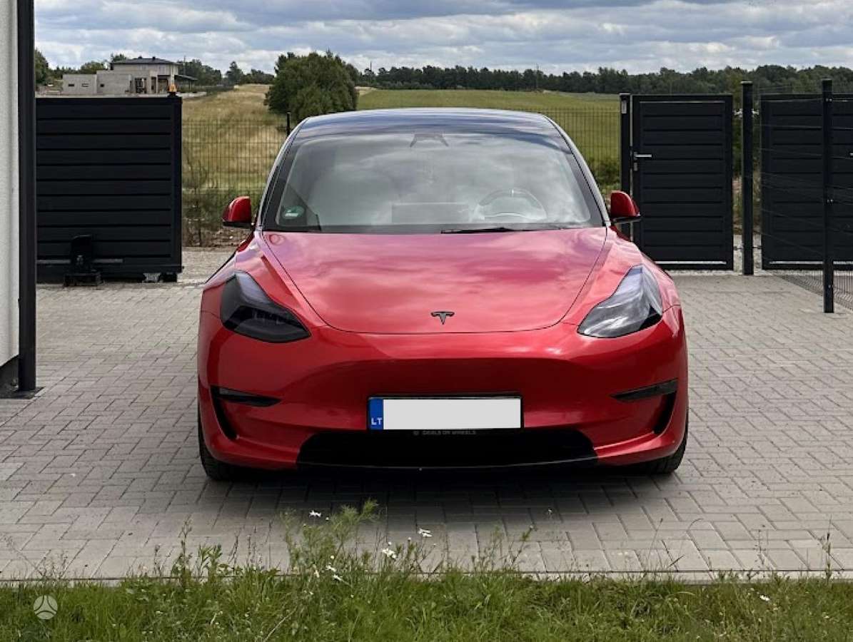 Tesla Model 3, 82 kWh, sedanas