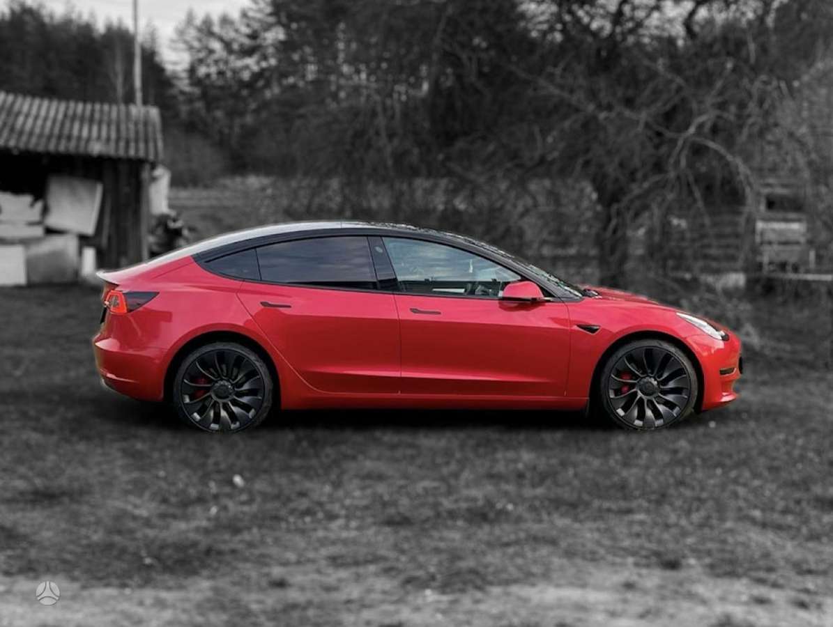 Tesla Model 3, 82 kWh, sedanas