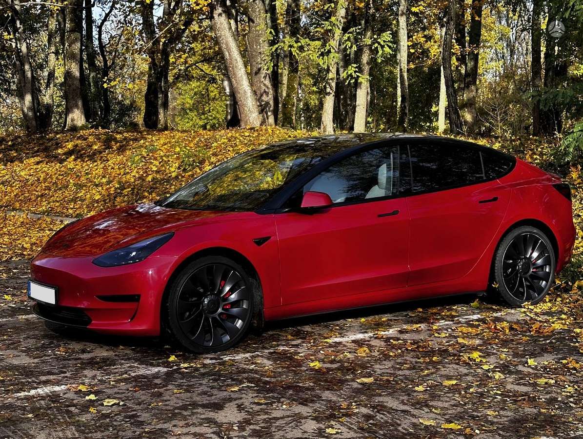 Tesla Model 3, 82 kWh, sedanas