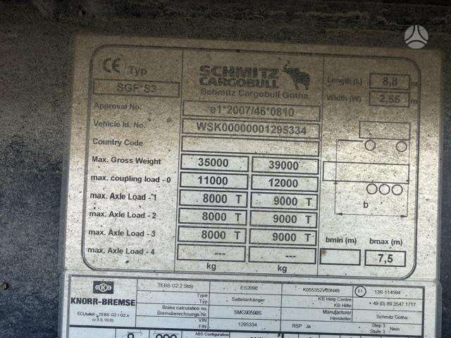 Schmitz SKI24, dumper / tipper