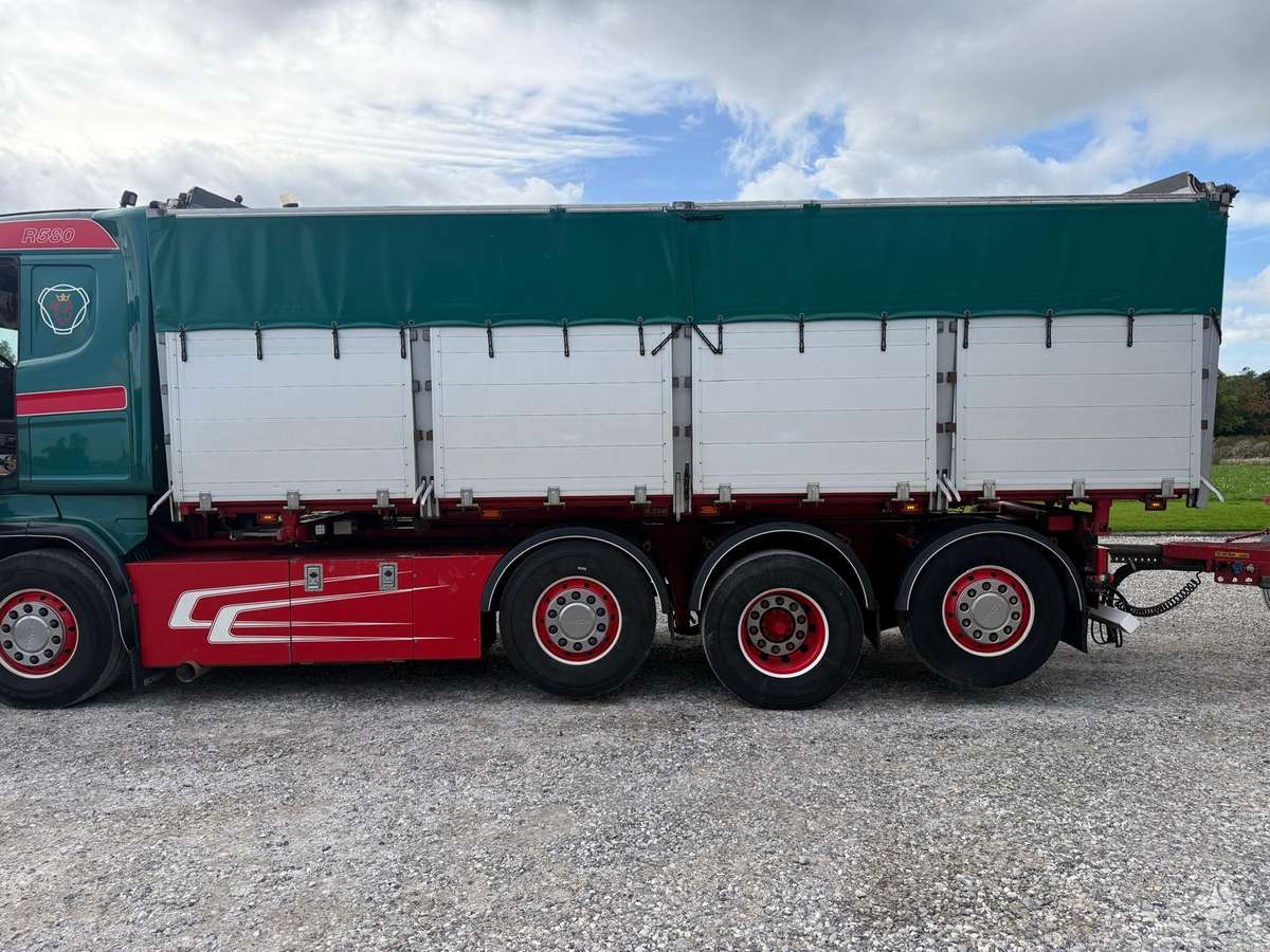 Scania R580 Tripusis vertimas, самосвалы