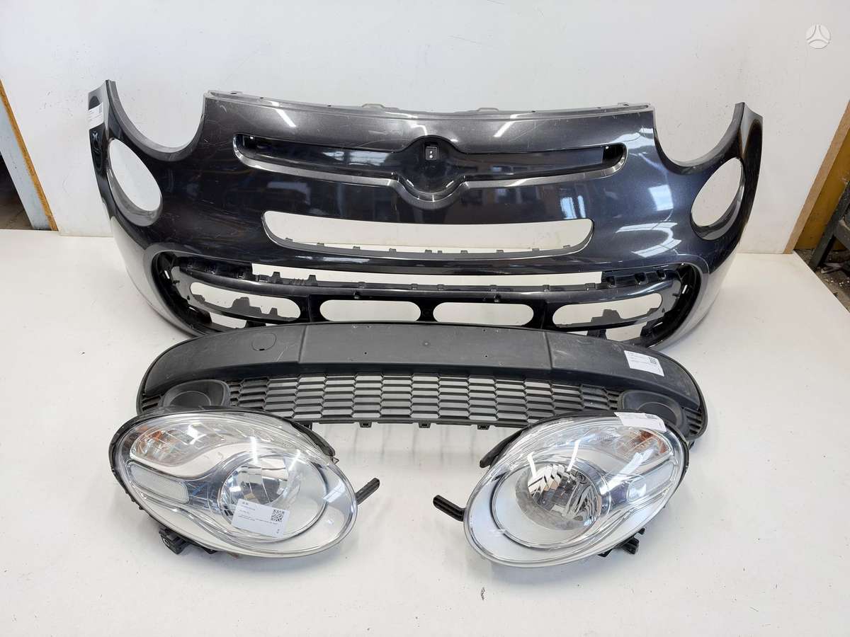 Fiat 500L bumpers, lights, front grill