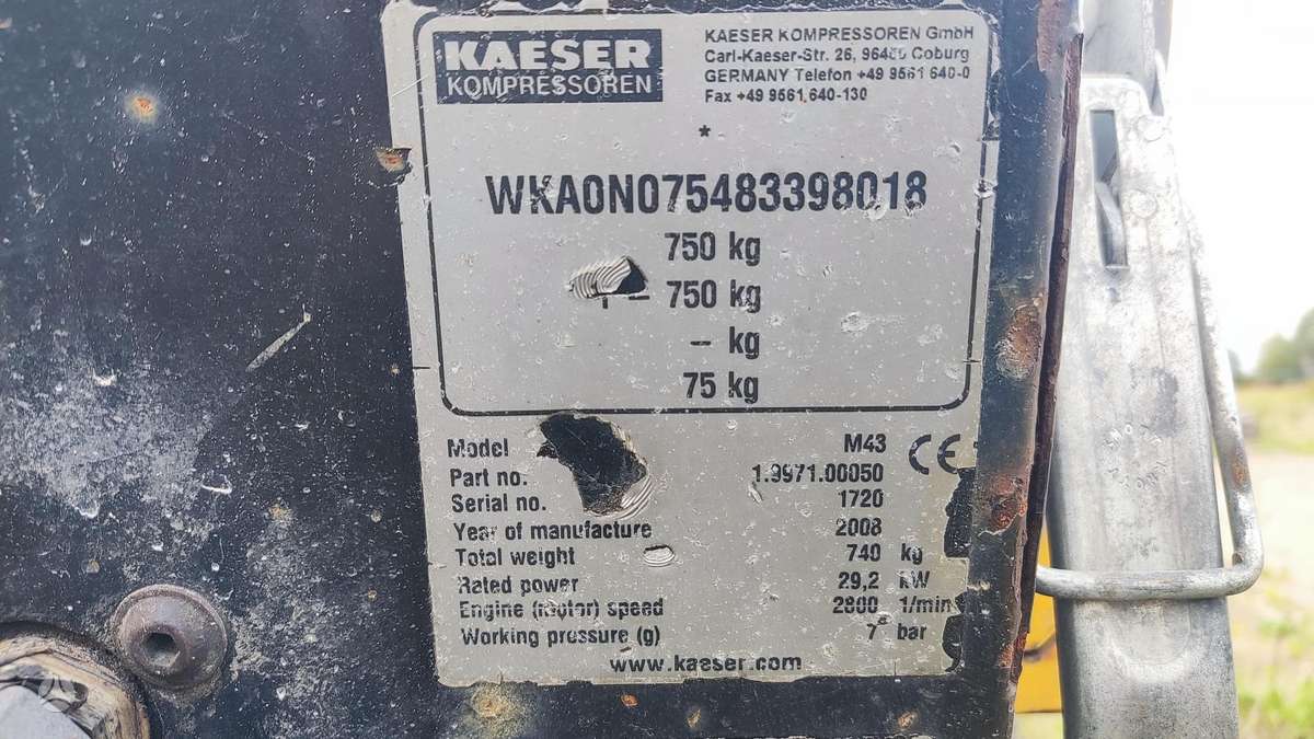 Kaeser M43, kompresori