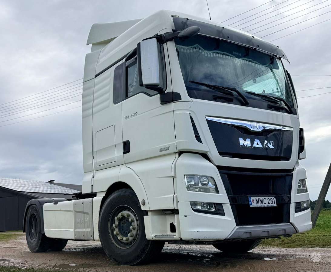MAN TGX520 + Hidraulika, double sleeper