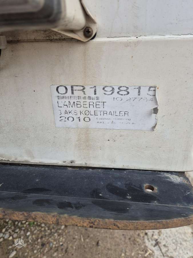 Lamberet S4V, refrigerated