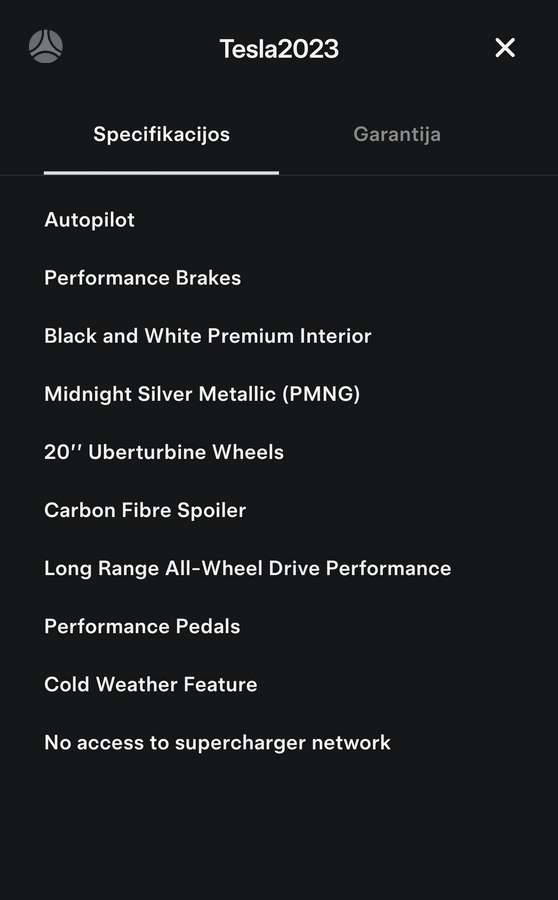 Tesla Model 3, 82 kWh, hatchback