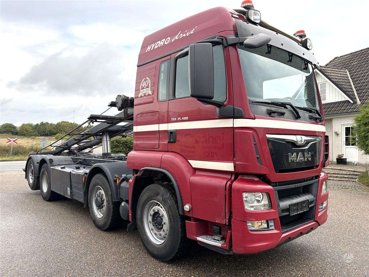 MAN TGS 35.480 8x4 Hydro-drive, самосвалы