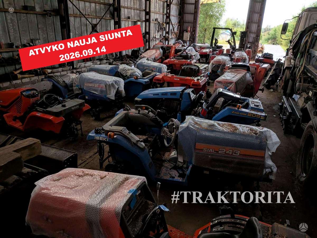 Kubota ATVYKO NAUJA SIUNTA 09.14d, тракторы