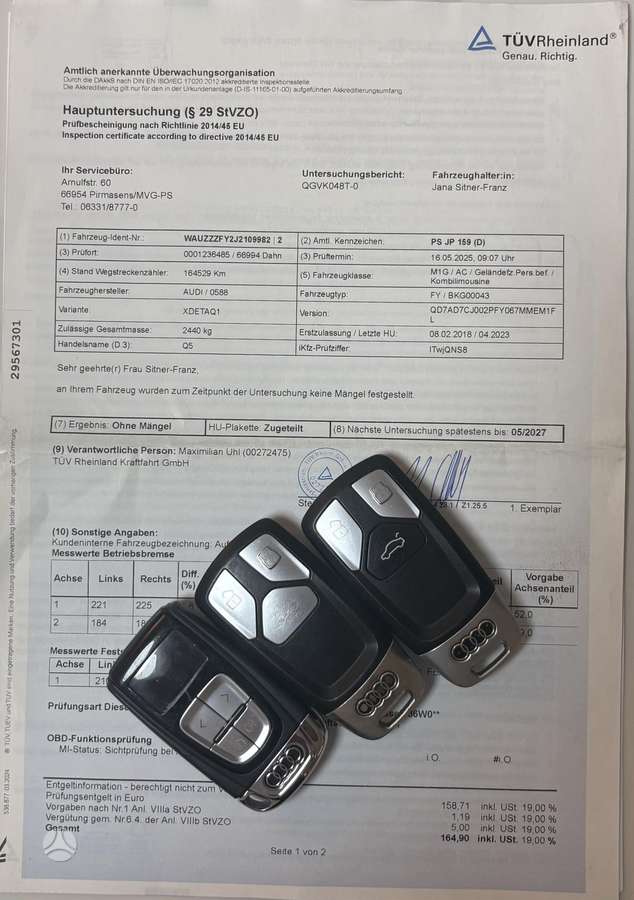 Audi Q5, 2.0 l., off-road / crossover