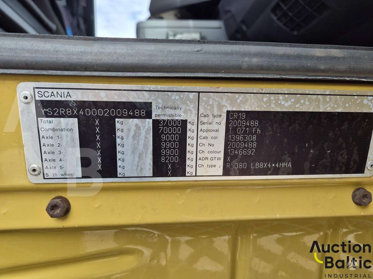 Scania R380LB, самосвалы