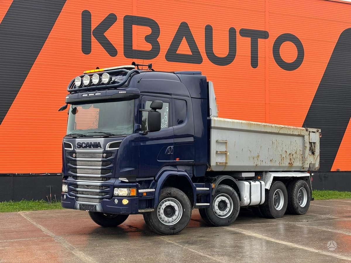 Scania R 580 8x4, dumpers / tippers