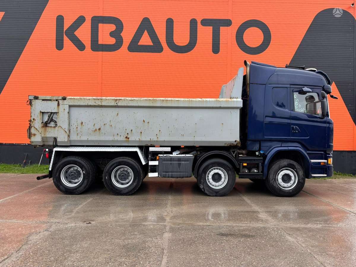 Scania R 580 8x4, dumpers / tippers