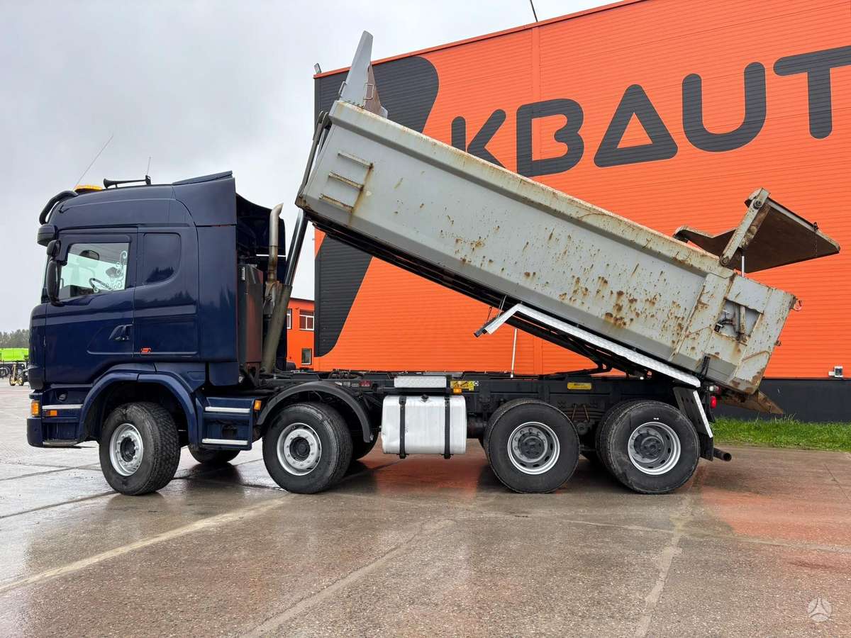 Scania R 580 8x4, dumpers / tippers