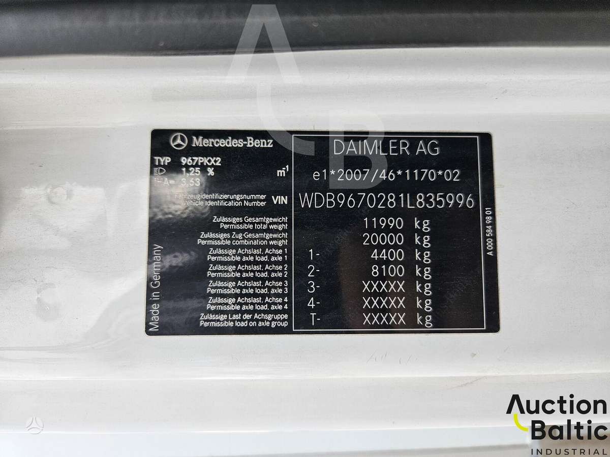 Mercedes-Benz Atego 1224, рефрижераторы
