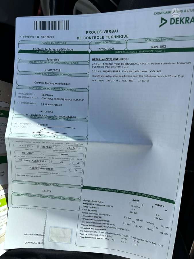 Renault Captur, 1.2 l., Минивэн