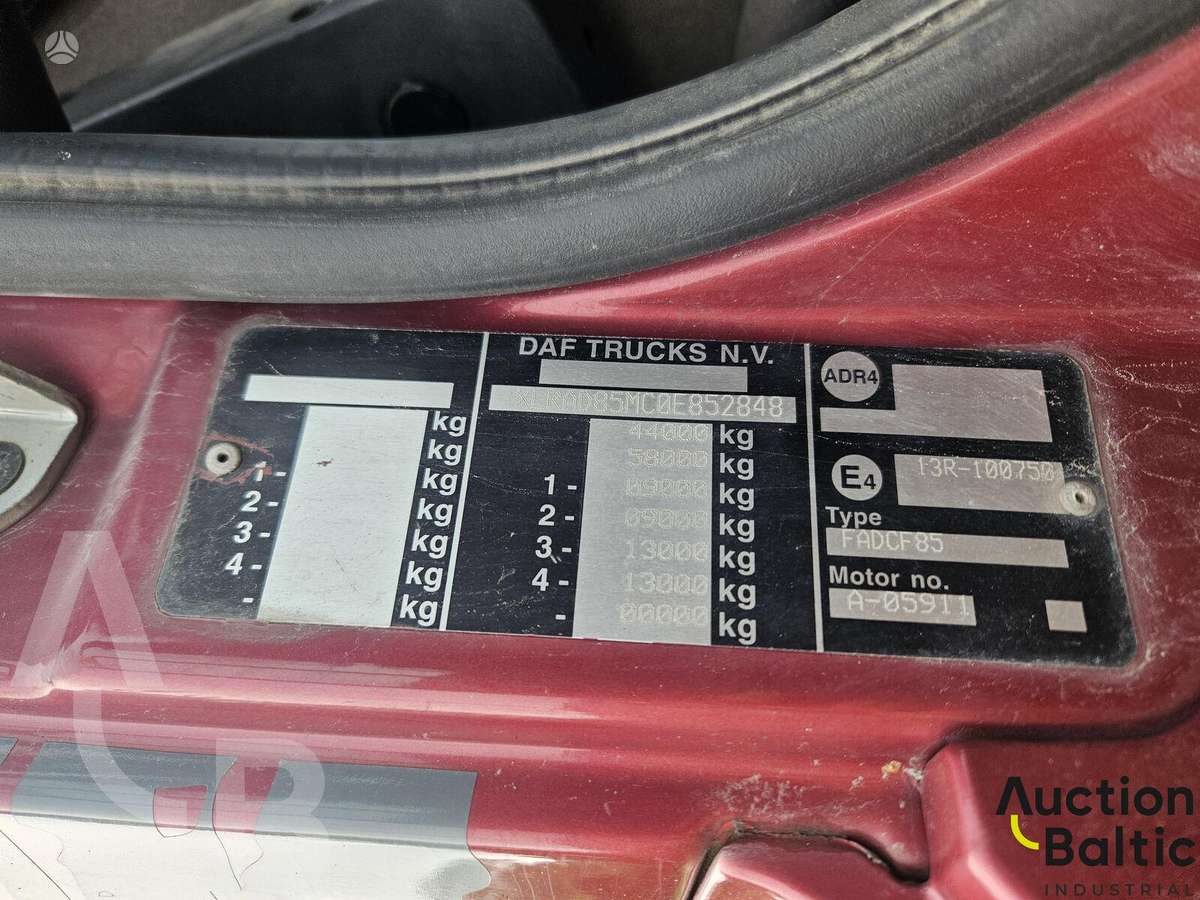DAF CF85.460, savivarčiai