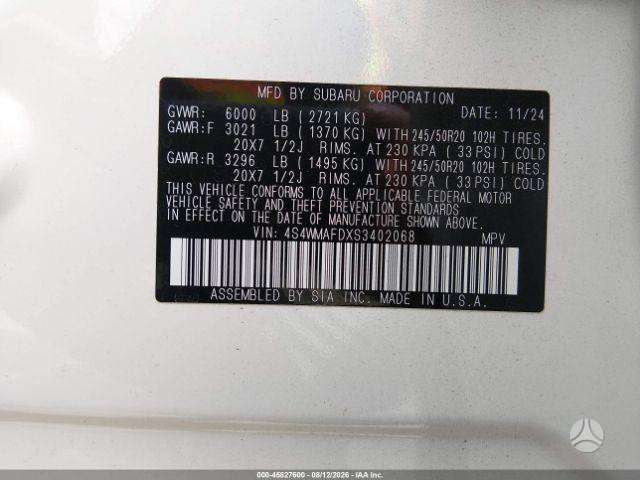 Subaru Ascent, 2.4 l., wagon