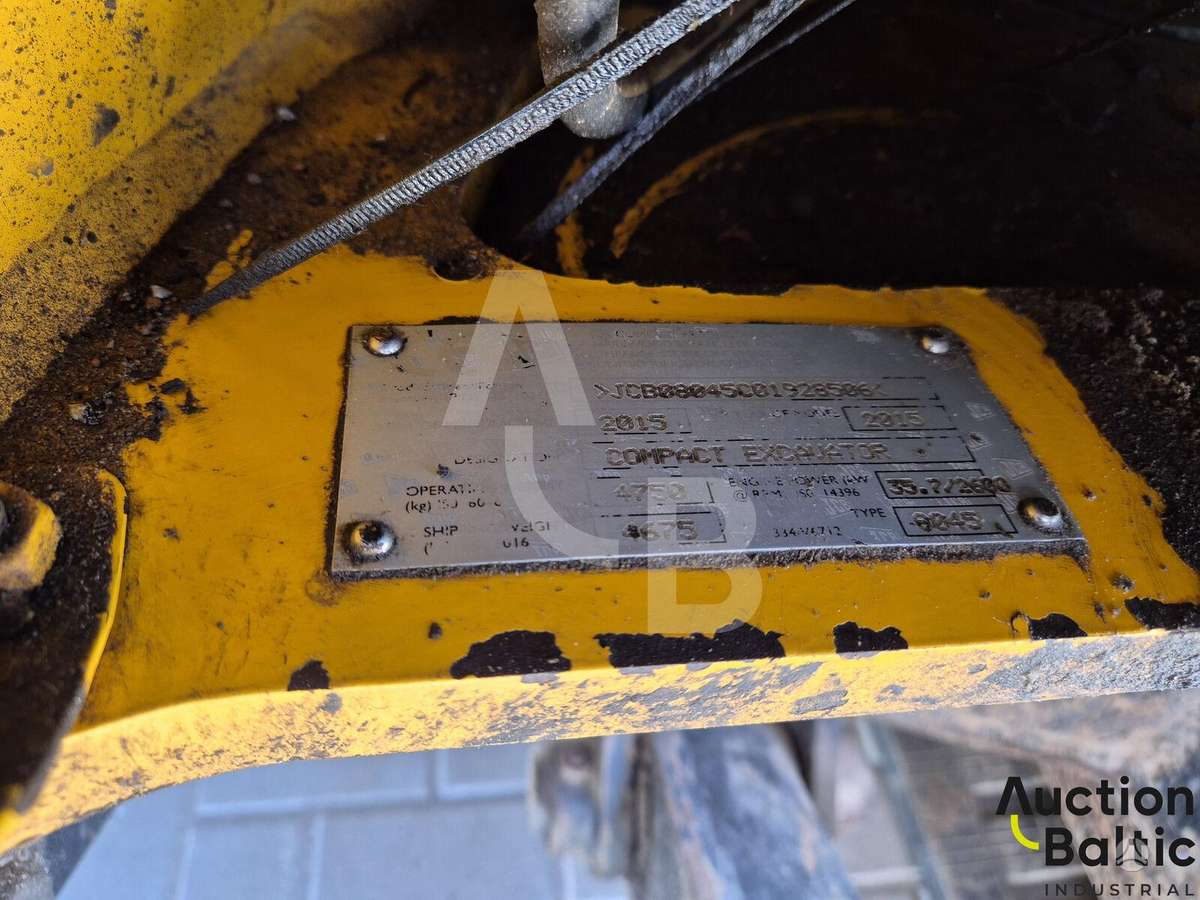JCB 8045, mini ekskavatori