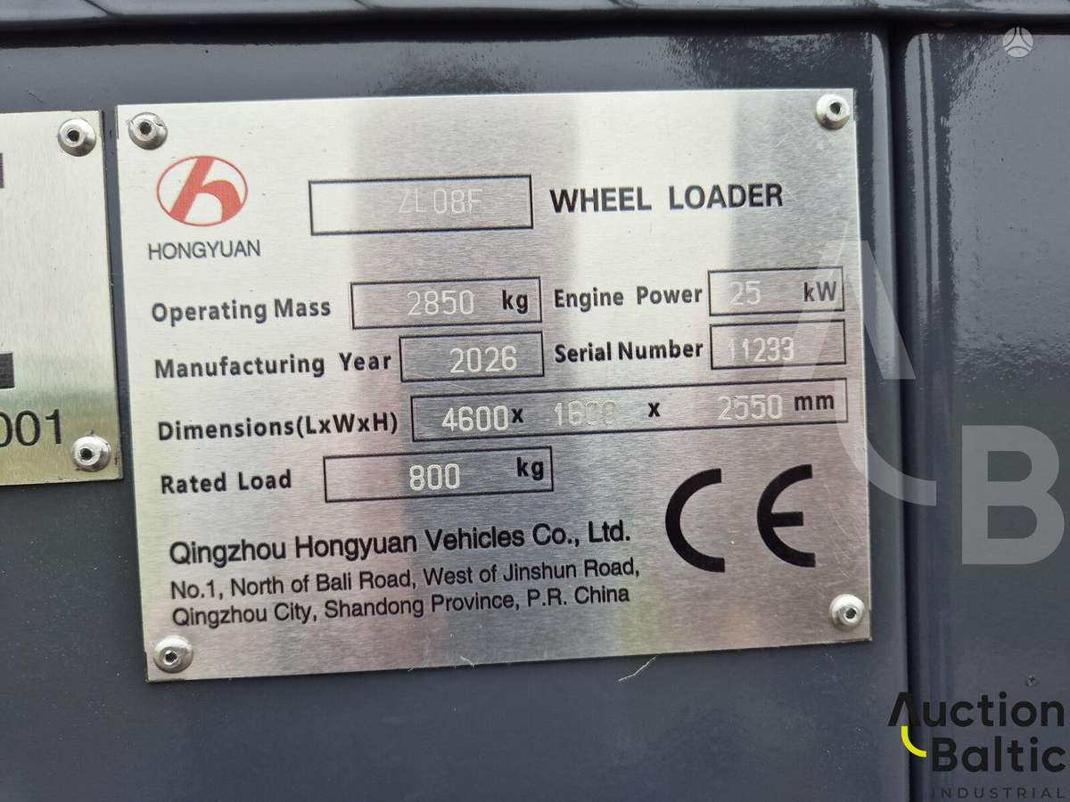 -Kita- ZL08F, frontal loader