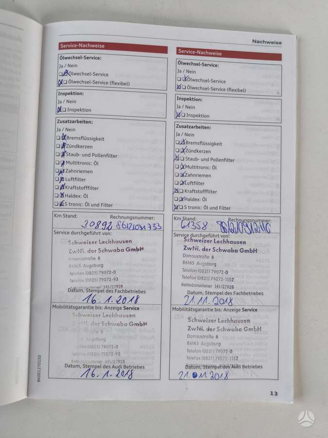 Audi A4, 2.0 l., universalas
