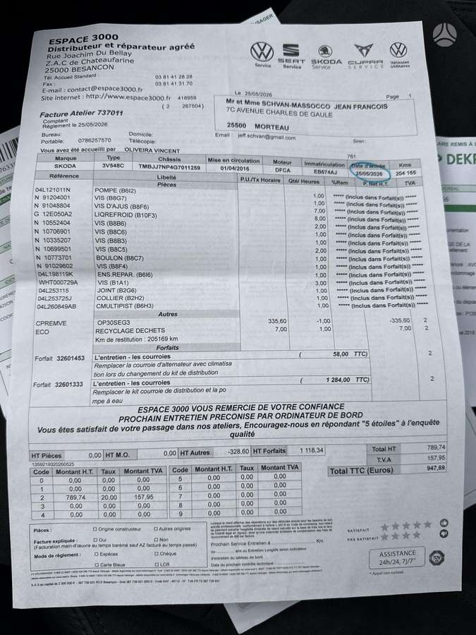 Skoda Superb, 2.0 l., Универсал