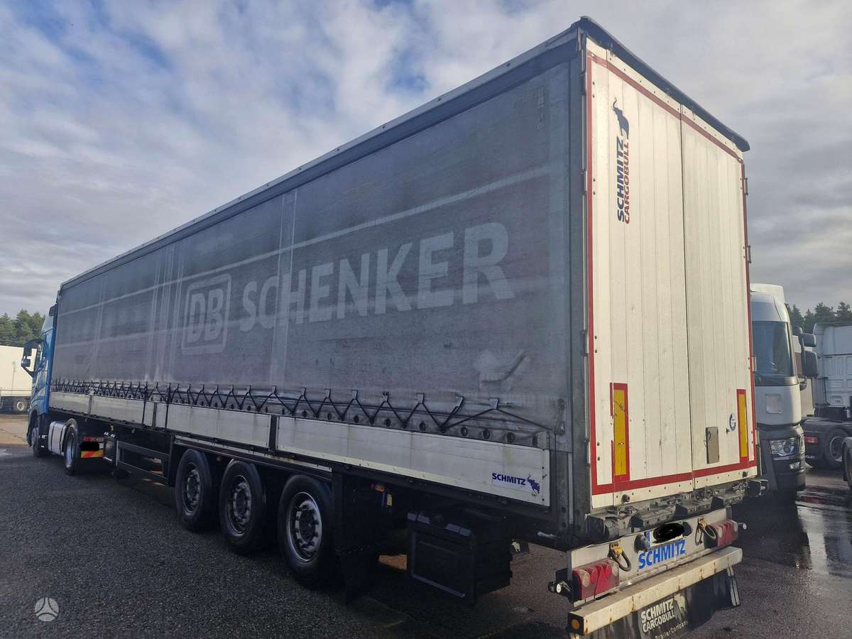 Schmitz, curtainsider with dropside