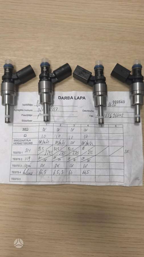 Audi S3, 06f906036F, įpurškimo sistema