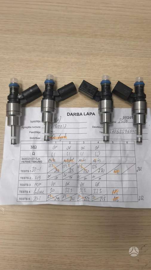 Audi S3, 06f906036F, įpurškimo sistema