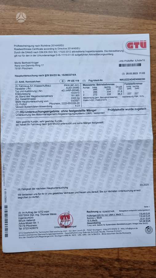 Audi A6, 3.0 l., Универсал