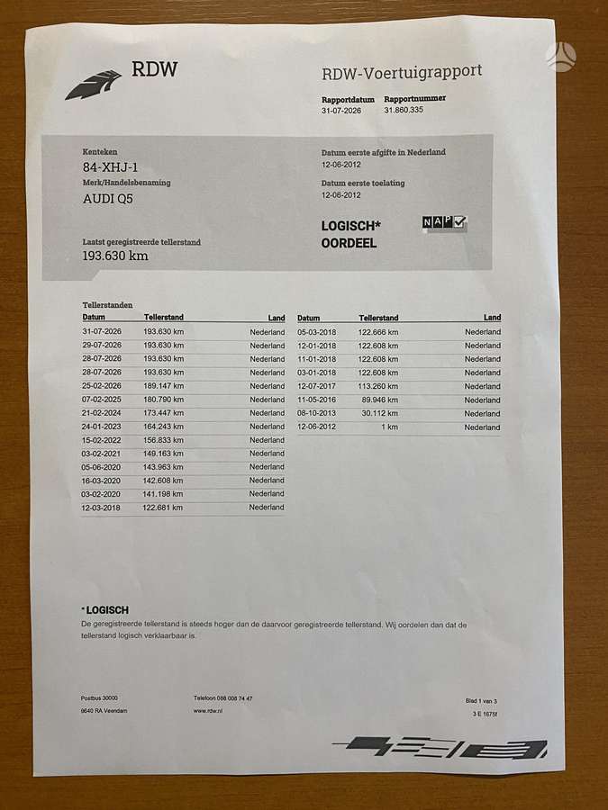 Audi Q5, 2.0 l., Внедорожник / Кроссовер