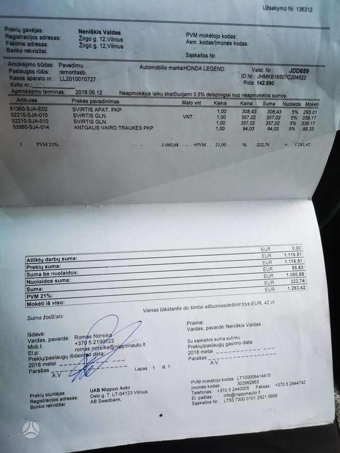 Honda Legend, 3.5 l., Седан