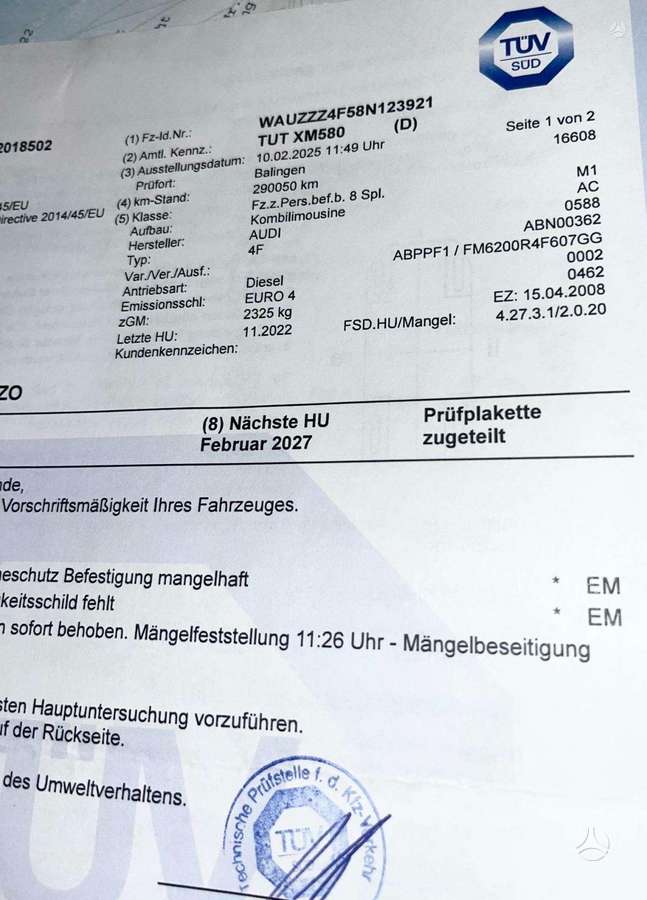 Audi A6, 2.7 l., Универсал
