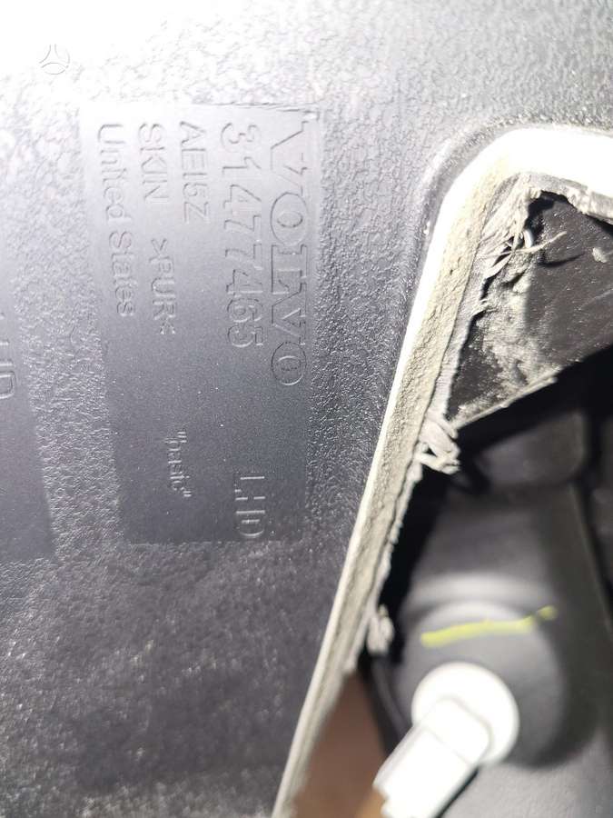 Volvo S60, 31477465, консоль