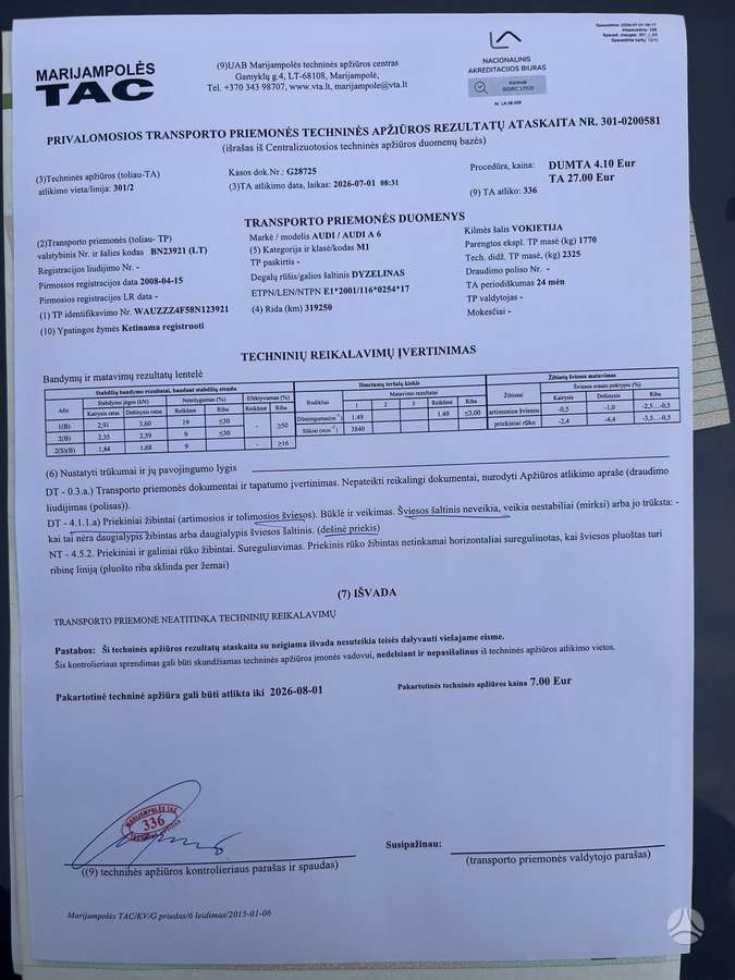 Audi A6, 2.7 l., Универсал