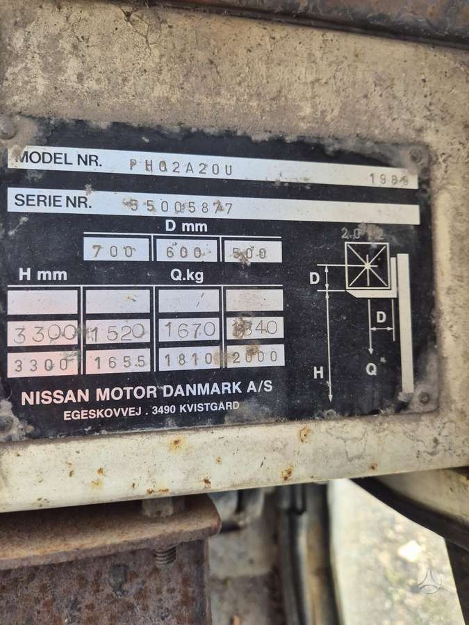 Nissan 2t, forklifts