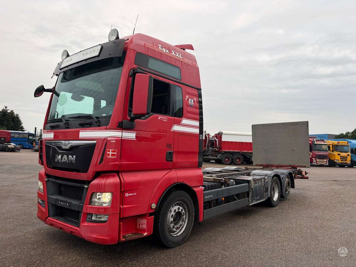 MAN TGX 26.440, konteinerių gabenimo