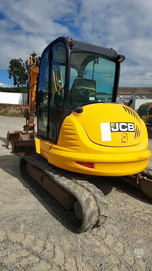 JCB 8065RTS, mini excavator