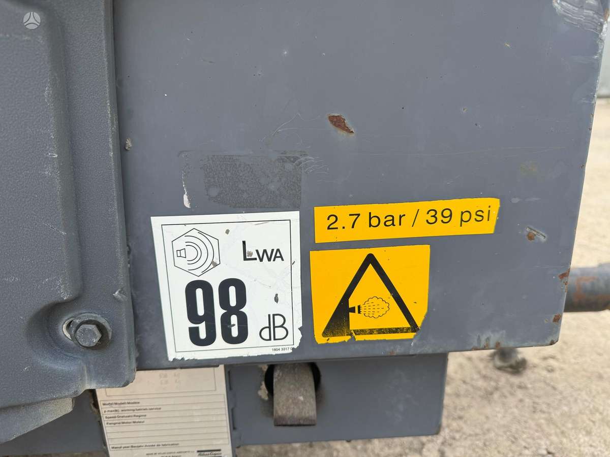 Atlas Copco XAS37 KD PE A, compressor