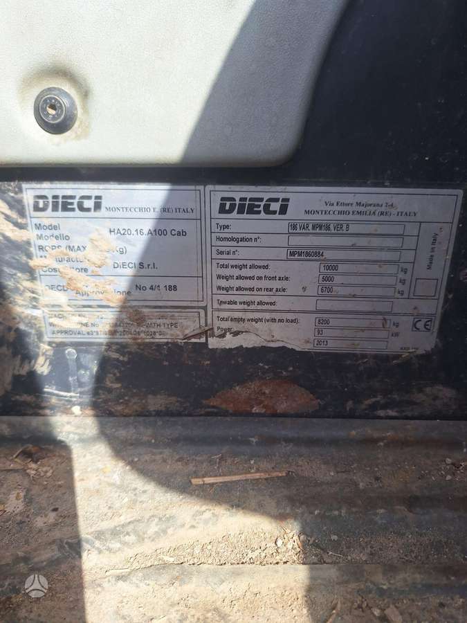 Dieci Agri Plus 38.9, self-propelled loaders