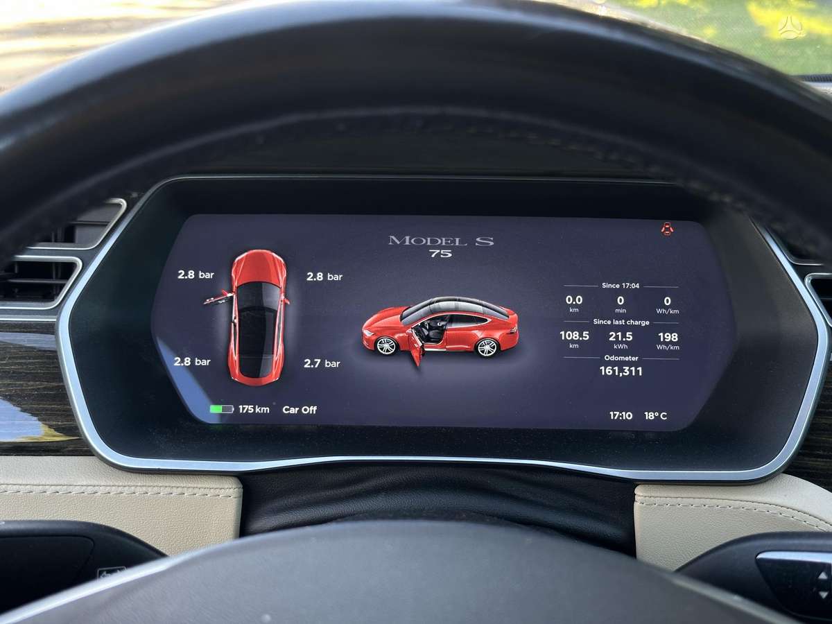 Tesla Model S, 75 кВт·ч, Хэтчбек