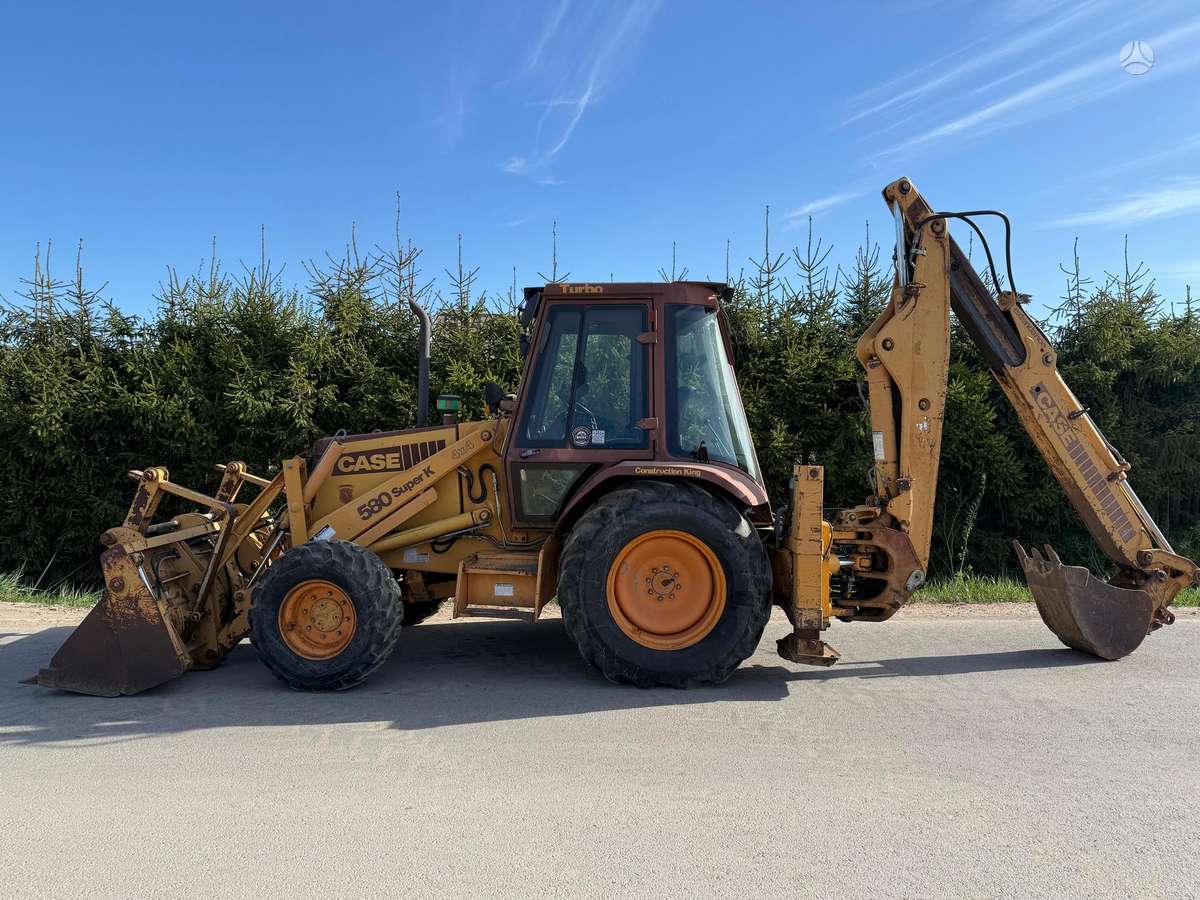 Case 580K TURBO, excavator loader
