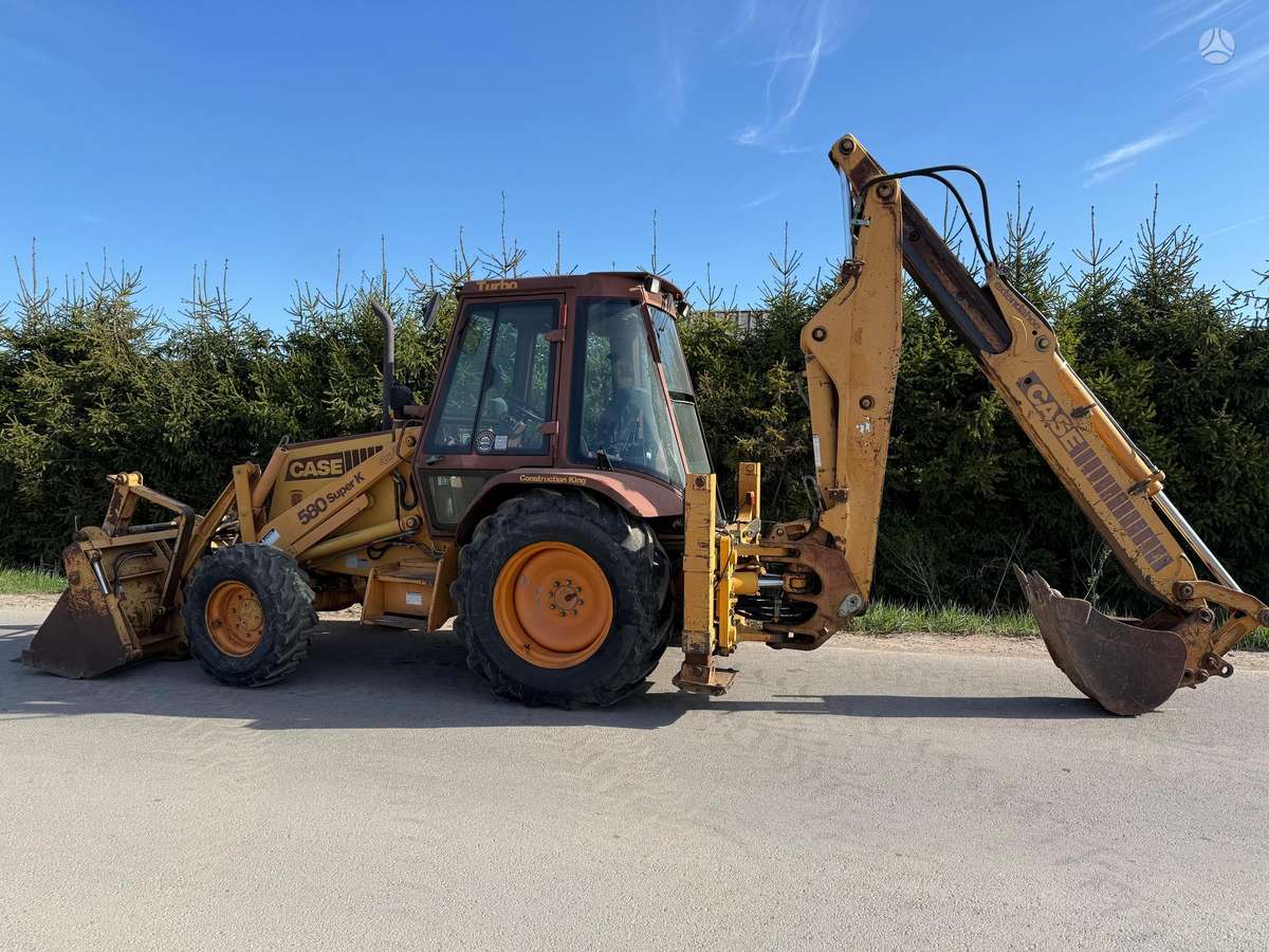 Case 580K TURBO, excavator loader