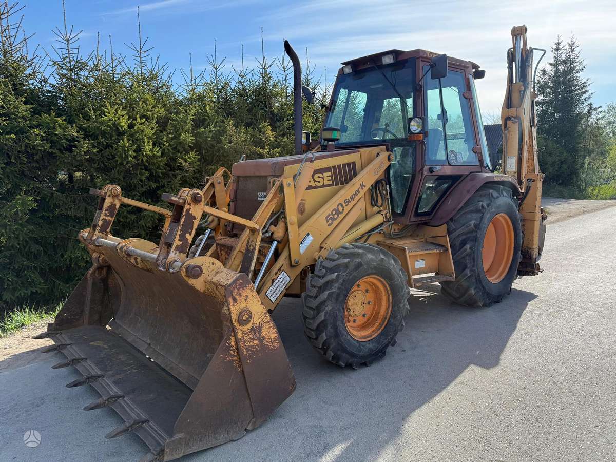 Case 580K TURBO, excavator loader