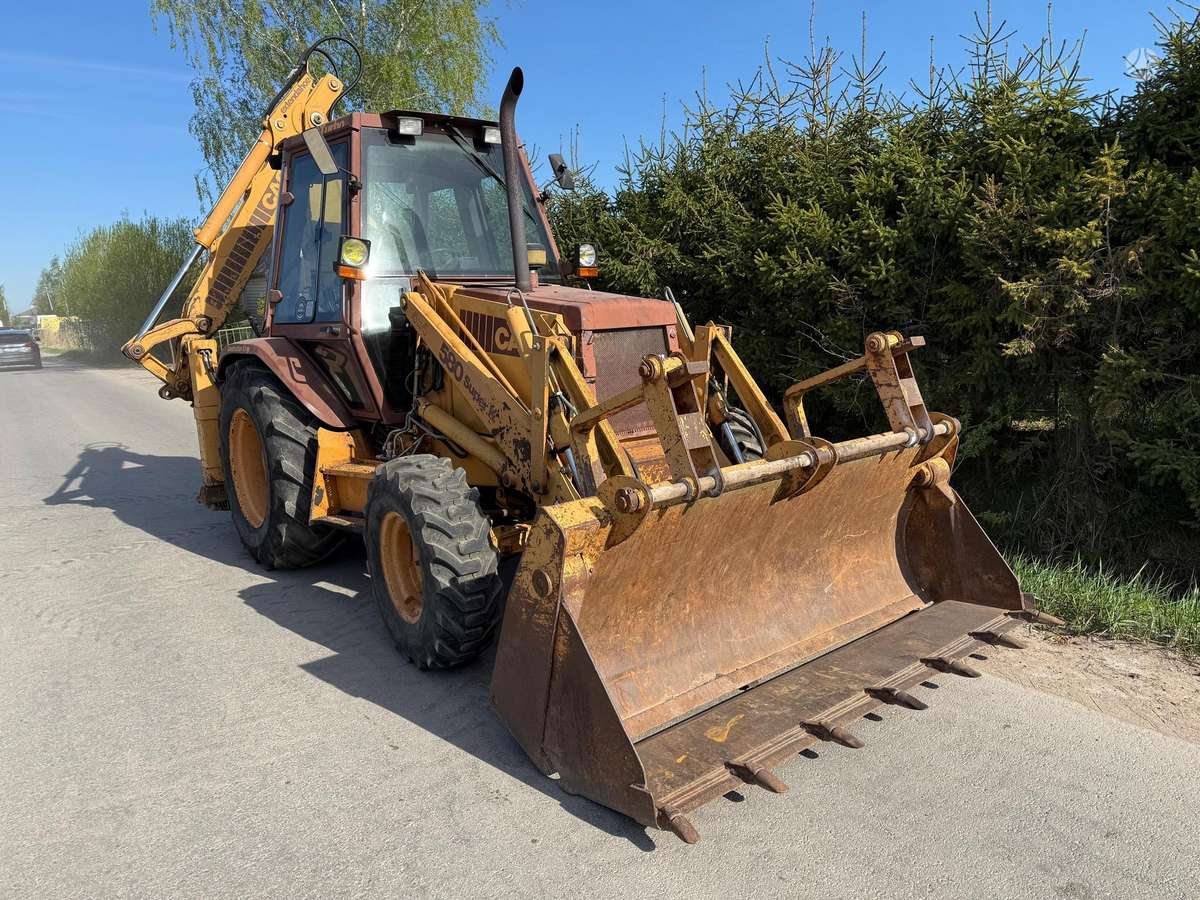 Case 580K TURBO, excavator loader